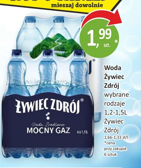 Woda mineralna Żywiec zdrój