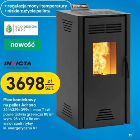 Piec kominkowy Invicta