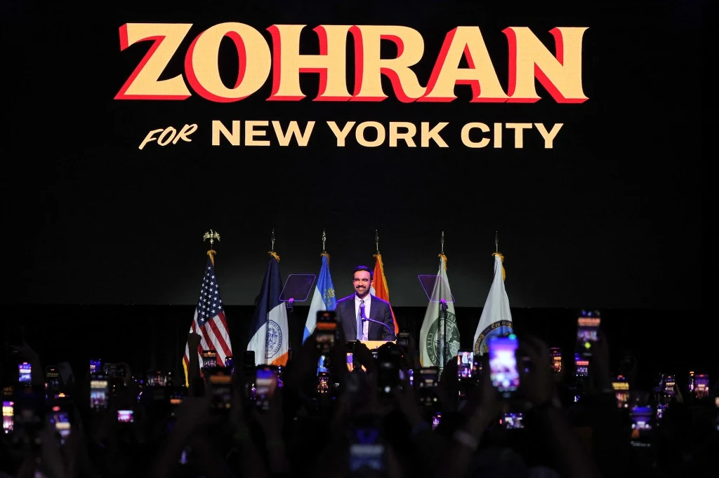 Zohran Mamdani wygrał wybory na burmistrza Nowego Jorku Zohran Mamdani wygrał wybory na burmistrza Nowego Jorku