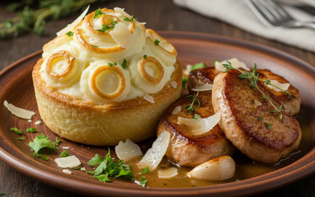 Indyk z tartą ziemniaczaną