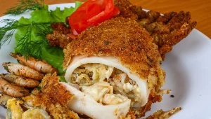 Nadziewane kalmary to gratka dla miłośników owoców morza