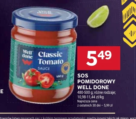 Sos pomidorowy Well done