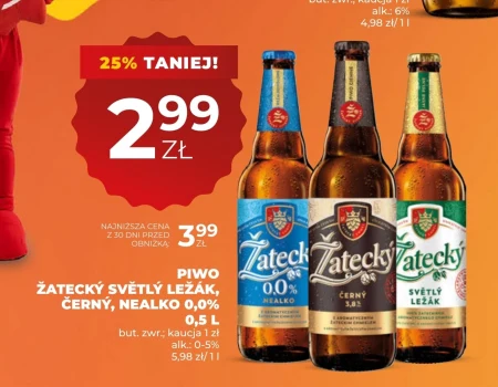 Piwo bezalkoholowe Zatecky