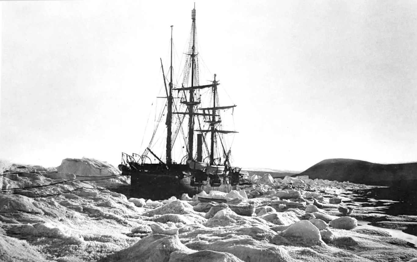 HMS Alert podczas wyprawy na biegun północny