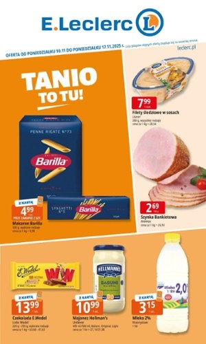Gazetka promocyjna E.Leclerc, ważna od 10.11.2025 do 17.11.2025.