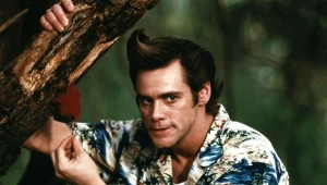 Jim Carrey w filmie "Ace Ventura: Zew natury"