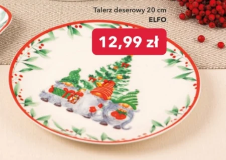 Talerz deserowy Elfo