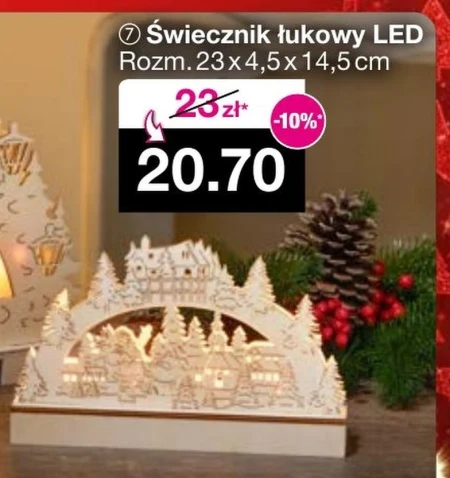 Świecznik led
