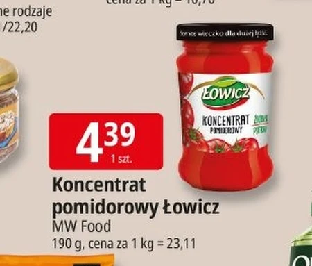 Koncentrat pomidorowy Łowicz