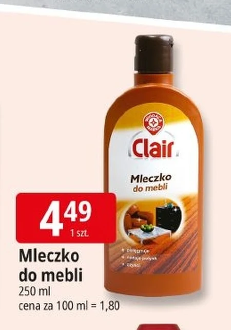 Mleczko do mebli Clair