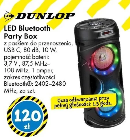 Głośnik bezprzewodowy Dunlop