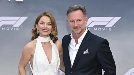 Geri Halliwell z mężem, Christianem Hornerem