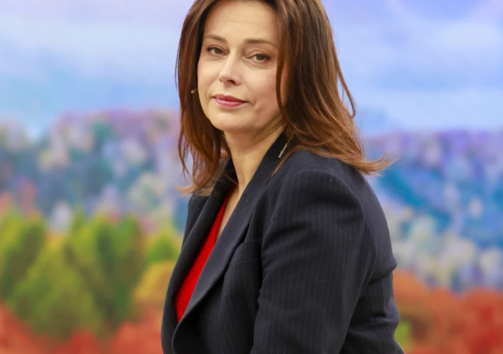 Renata Dancewicz w "halo tu polsat"