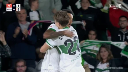 Znakomite trafienie Alvaro Rodrigueza. Gol dla Elche. WIDEO