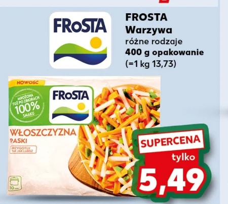 Mrożone warzywa Frosta