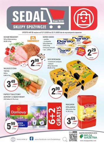 Gazetka promocyjna Sedal, ważna od 12.11.2025 do 22.11.2025.