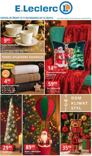 Gazetka promocyjna E.Leclerc, ważna od 12.11.2025 do 07.12.2025.
