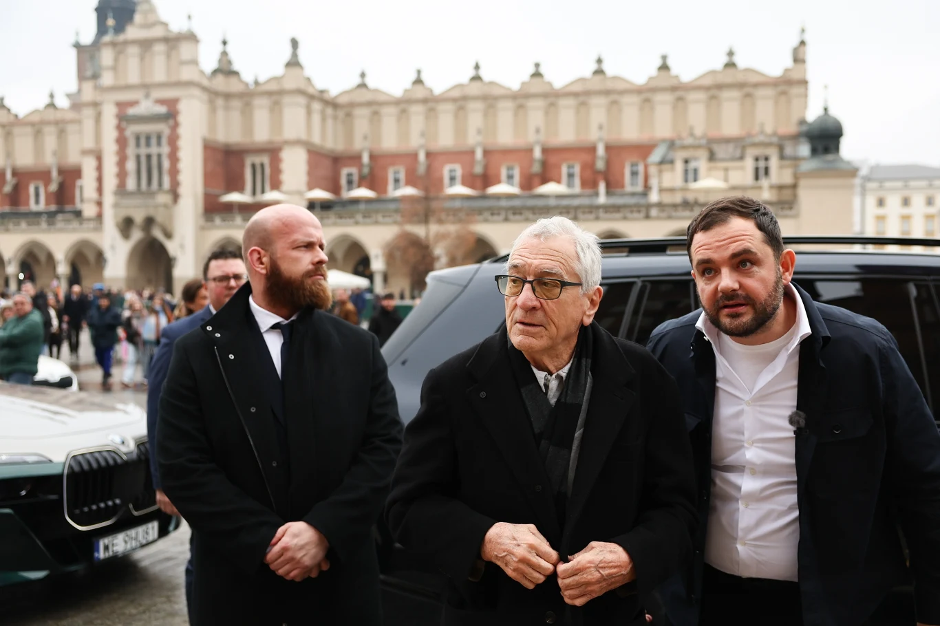 Robert De Niro podczas wizyty w Krakowie