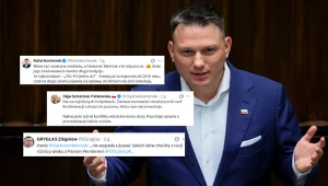 Politycy PiS stanęli w obronie prezesa PiS i skrytykowali lidera Konfederacji. Sławomir Menzten na antenie Polsat News nazwał Jarosława Kaczyńskiego "chamem"