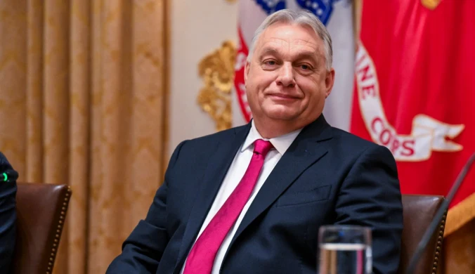 Premier Węgier Viktor Orban podczas wizyty u Donalda Trumpa