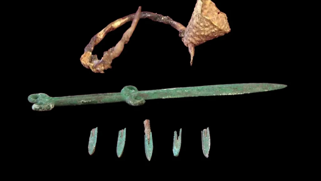 Archeolodzy znaleźli niezwykły miecz w grobowcu wielkiego wojownika