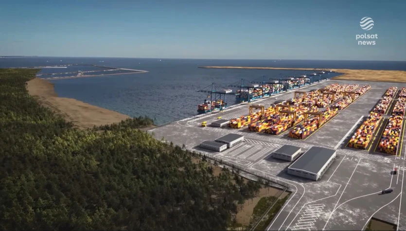 "Wydarzenia": Przylądek Pomerania. W Świnoujściu powstanie nowy port na Bałtyku