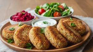 Chrupiące kotleciki z kaszą gryczaną i warzywami. Idealne na kolację, gdy masz w lodówce kaszę z poprzedniego dnia