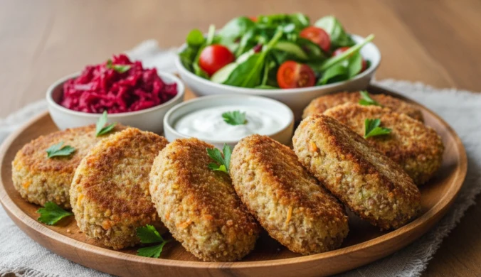 Chrupiące kotleciki z kaszą gryczaną i warzywami. Idealne na kolację, gdy masz w lodówce kaszę z poprzedniego dnia