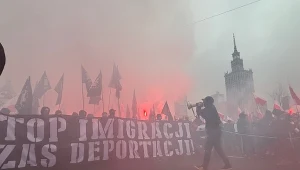 Skandaliczne hasła w Warszawie. "Stop imigracji, czas deportacji"