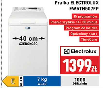 Pralka Electrolux