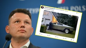 Co Mentzen myśli o Tesli? To zdjęcie z Cybertruckiem rozgrzało internet