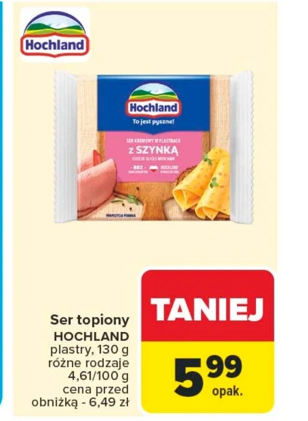 Ser topiony Hochland