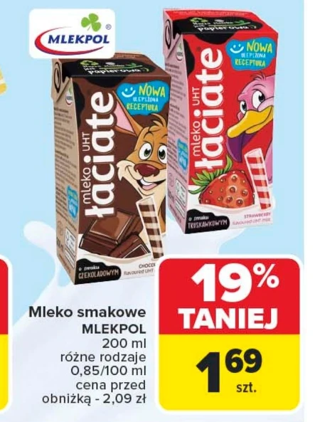 Mleko smakowe Mlekpol