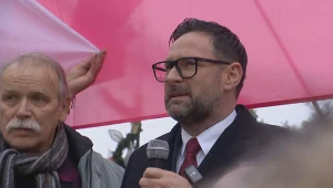 Krzyki przed prokuraturą, zajechał Obajtek. "Nie dam się złamać"