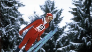 Stanisław Bobak w czasie zimowych igrzysk olimpijskich w Innsbrucku (1976)