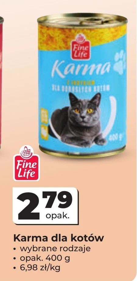 Karma dla kota Fine life