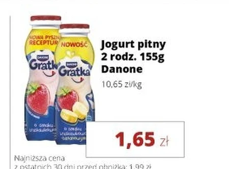 Jogurt pitny Danone