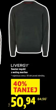 Чоловічий джемпер Livergy