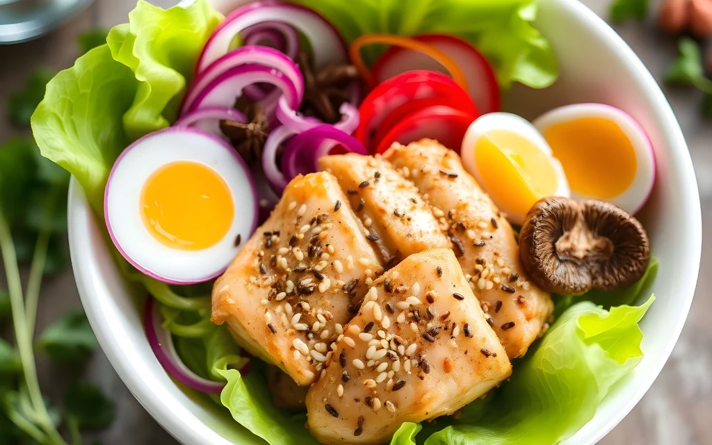 Sałatka z kurczakiem