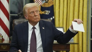 Prezydent USA Donald Trump w Gabinecie Owalnym (zdj. arch.)