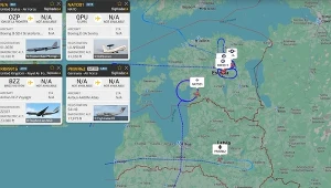 Ogromna aktywność lotnictwa wojskowego nad granicą Polski