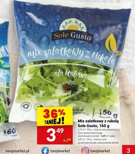 Mix sałat Sole Gusto