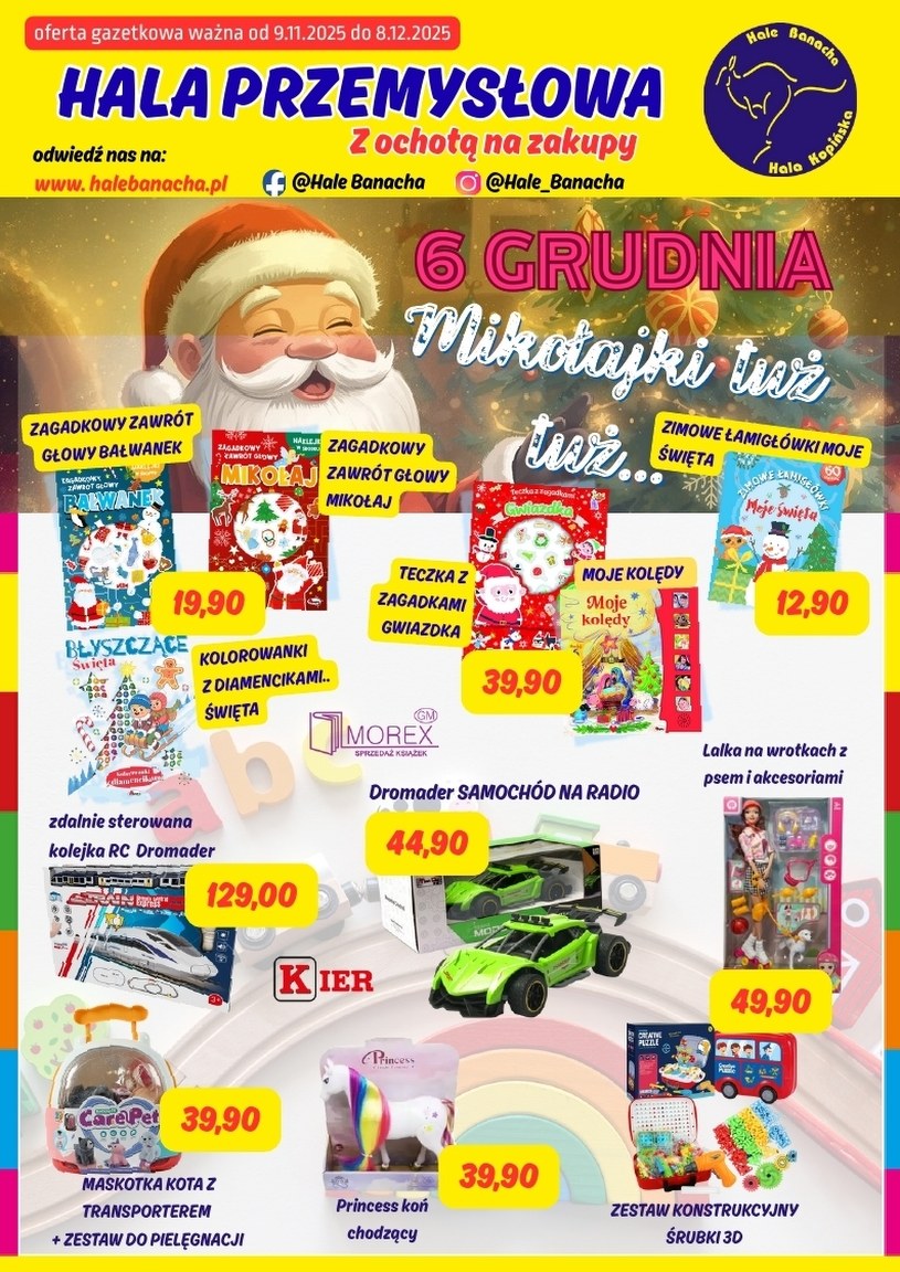 Gazetka promocyjna Hala Banacha - ważna od 09. 11. 2025 do 08. 12. 2025
