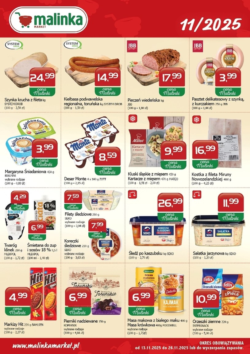 Gazetka promocyjna MALINKA Market - wygasła 10 dni temu