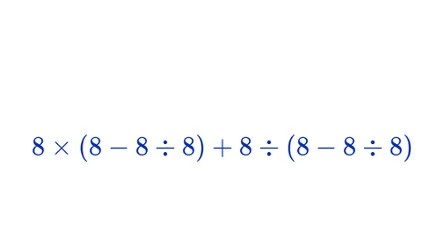 ​Zagadka matematyczna z ósemkami. To pozornie łatwe działanie myli tysiące internautów