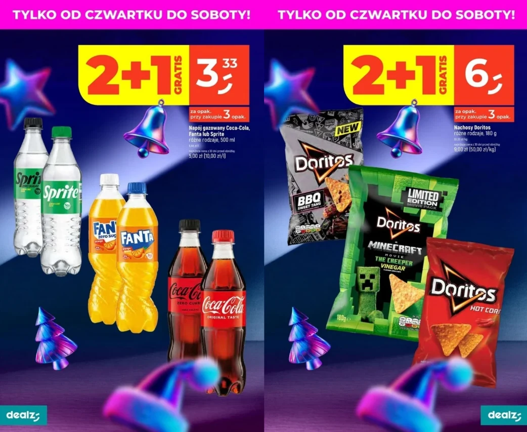 Ulubione napoje i chipsy w akcji 