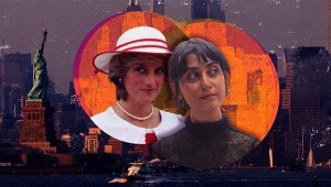 Rama Duwaji jest przez znajomych porównywana do... księżnej Diany. Grafika: Aleksandra Włodarczyk