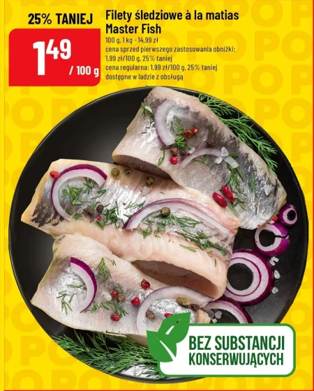 Filety śledziowe Master Fish