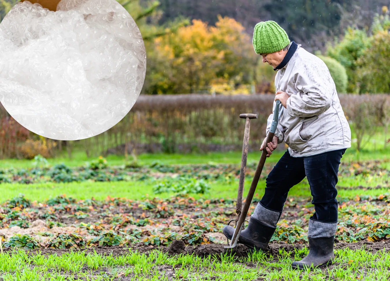 Jak wykorzystać folię bąbelkową w ogrodzie? 
