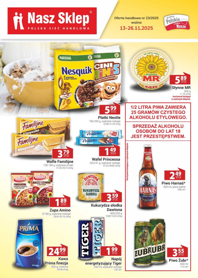 Gazetka promocyjna Nasz Sklep - wygasła 9 dni temu